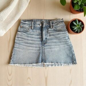 American Eagle Outfitters Light Blue Denim Skirt